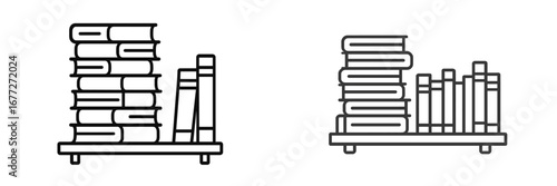 Stack of books icon