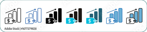 Inflation Icon Pack Multistyle Editable Stroke