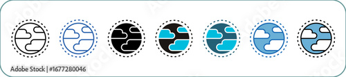 Environment Icon Pack Multistyle Editable Stroke