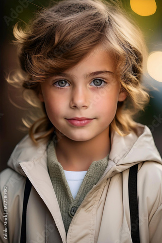 portrait of a little girl