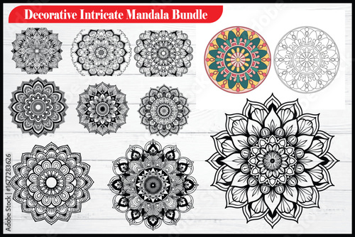 Decorative Intricate Mandala Bundle