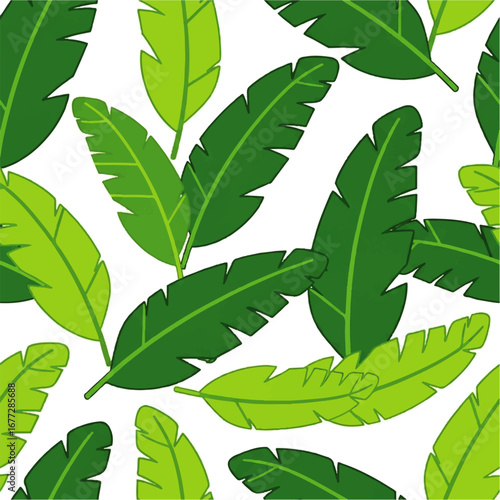 Autumn Leaves Seamless Pattern Illustrated Botanical Design for Fall Decor