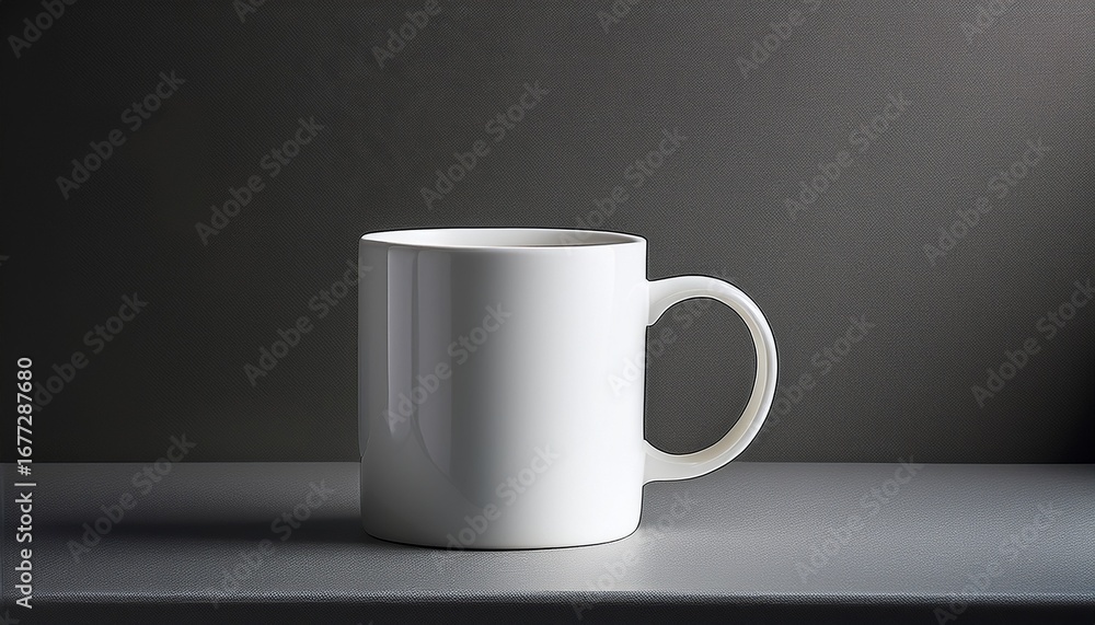 Fototapeta premium high quality blank mug mockup template