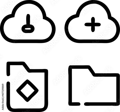 Organize and share files using cloud storage and folders for efficient workflow and collaboration