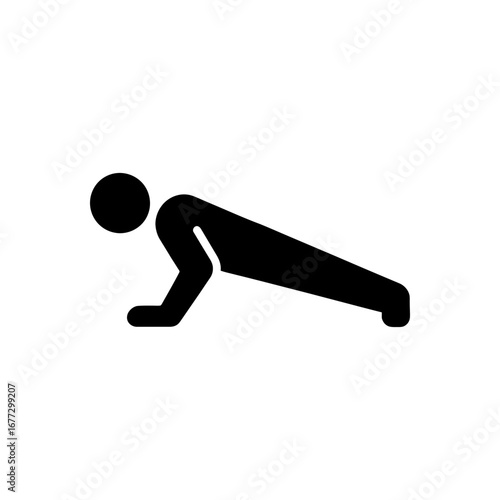 Push Up Exercise Icon