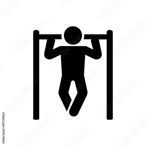 Pull Up Bar Exercise Icon