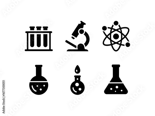 Laboratory and Science Icon Set