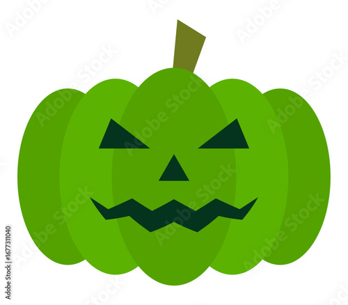 可愛いハロウィンのカボチャのイラスト アイコン イラスト シンプル ベクター素材