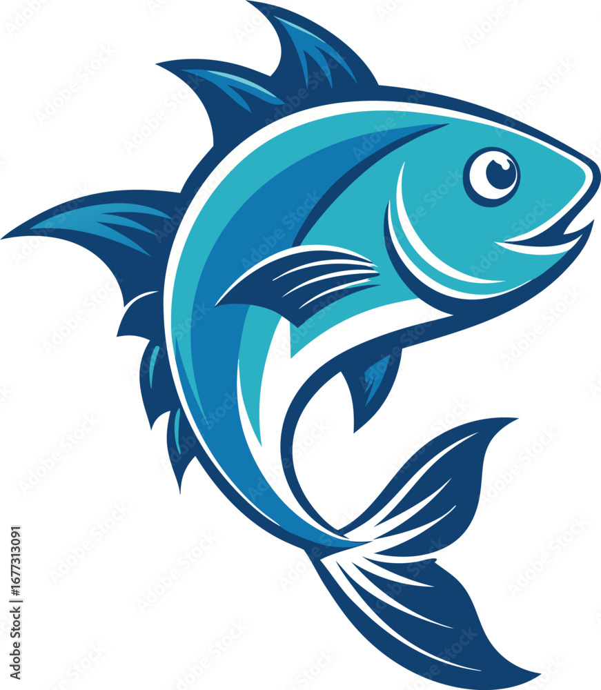 Fototapeta premium Marine Life and Aquatic Business Symbol
