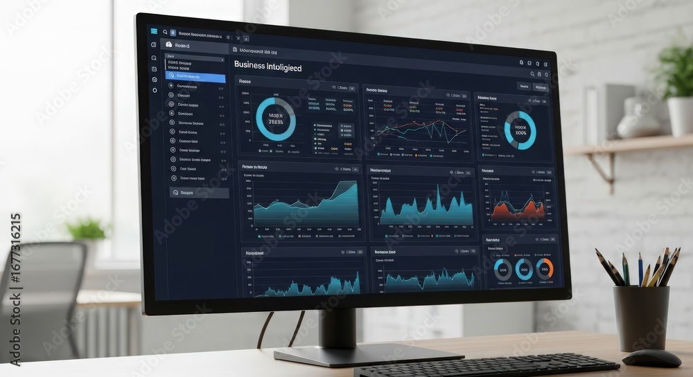 Fototapeta premium business intelligence