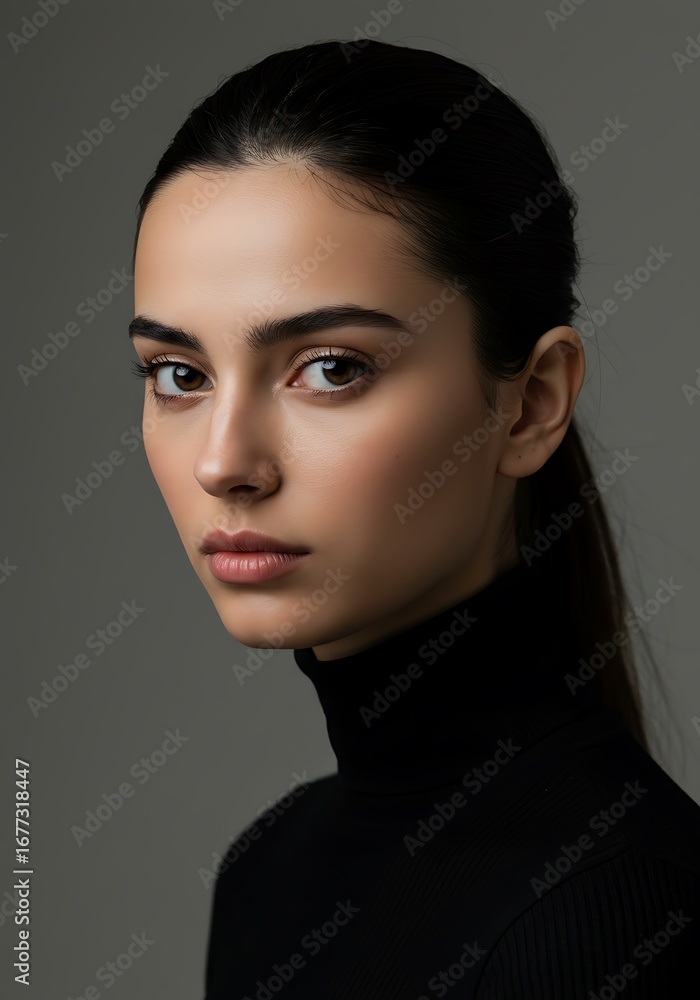 Naklejka premium Shadowed Gaze
