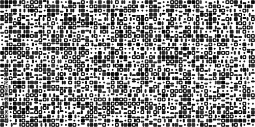 A monochrome, chaotic backg...