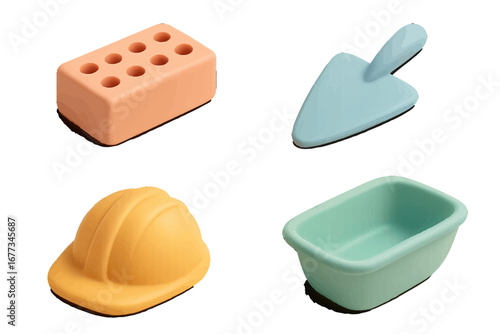 Building tools and toys for children promote creativity and imaginative play during playtime activities