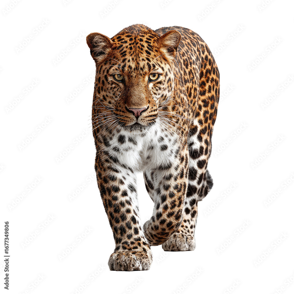 Fototapeta premium Leopard in profile