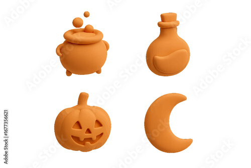 Unique silicone molds for Halloween themed treats and crafts available in various shapes and sizes