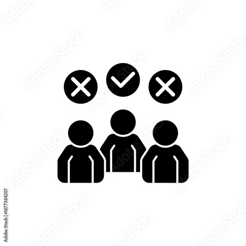 Icon a discrimination, isolated against a clean background.
