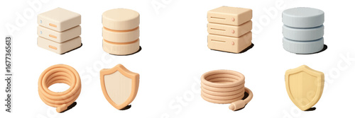 Colorful collection of rubber toys designed for pet playtime, featured in various shapes and sizes
