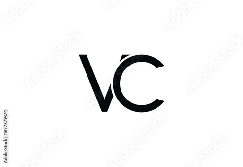 VC Minimalist and Clean Logo Design for Modern Brands.