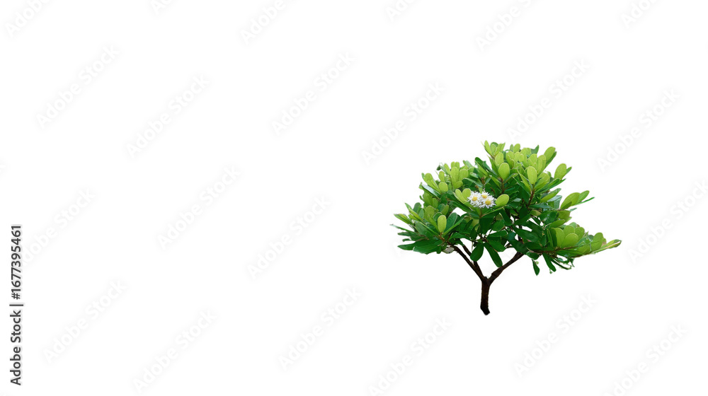Obraz premium Lush Green Tree : A captivating image of a vibrant green tree in its natural state, showcasing the beauty of nature and the refreshing aspect of greenery.