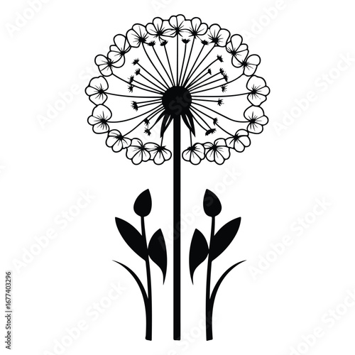 vector illustration of a flower