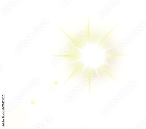 Yellow Starburst with Rays – Sunburst Vector Graphic