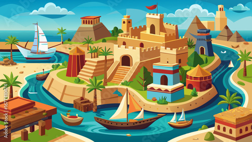 The Qal’at al-Bahrain in Bahrain reveals layers of Dilmun civilization, where ancient ruins, harbor remains, and archaeological mounds tell stories of trade, culture, and maritime heritage.