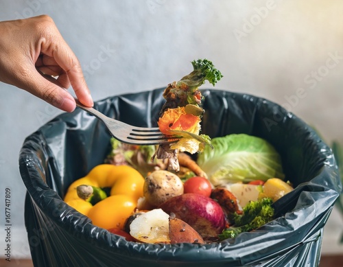 Reducing food waste by composting leftover food at home