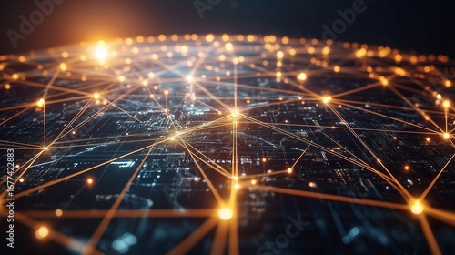 An abstract image of networked globe. Realistic video of a commercial processing real time data. Digital interaction with a shallow depth aspect. A conceptual illustration of a lifestyle connected.