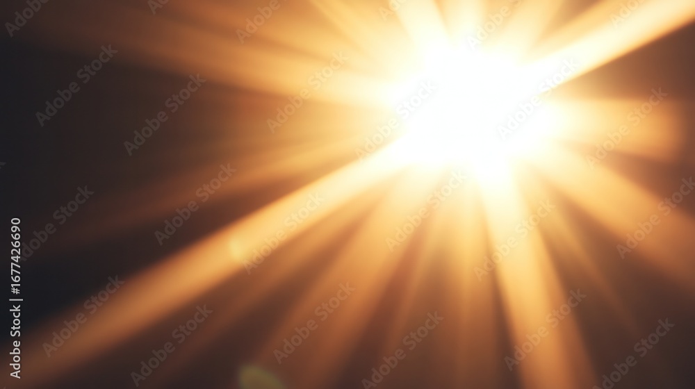 Obraz premium Blazing Sunlight: Capturing the radiant energy of the sun, this image showcases a vibrant burst of light and warmth, a visual symphony of luminosity and brilliance.