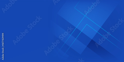 Vector blue background. Geometric triangle background modern