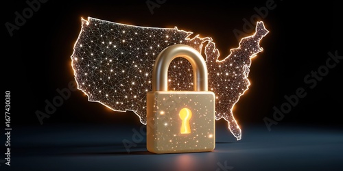 Cybersecurity US National Digital Protection Security Information Technology Database