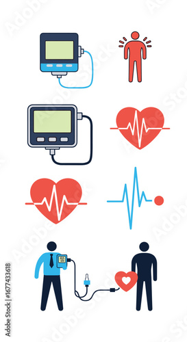 Advanced medical device for cardiac monitoring and therapy delivery for patients