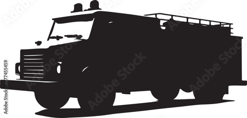 Fire Truck Silhouette Vector – Emergency Vehicle Clipart
Fire Engine Outline – Rescue Truck Black Vector Art
Vintage Fire Truck Silhouette – Emergency Services Illustration