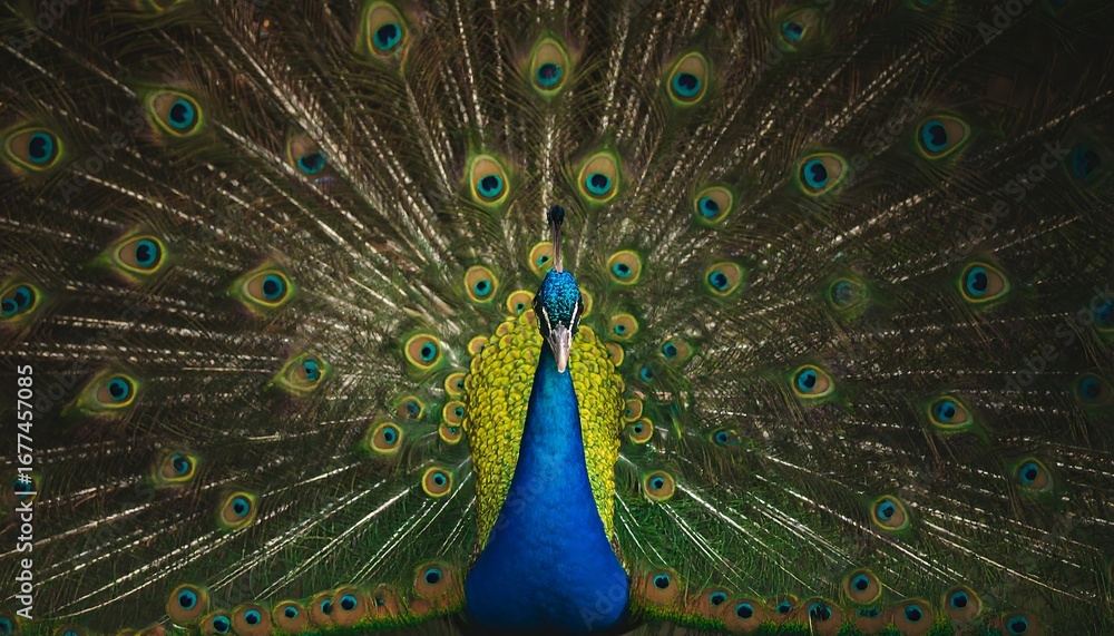 Obraz premium Peacock Display at Zoo
