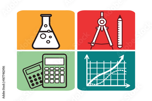 vector illustration of a laboratory equipment design icon