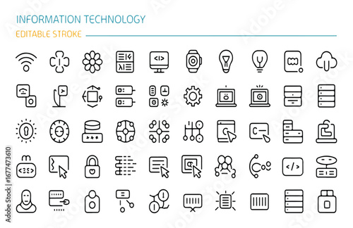 Colorful collection of insurance line icons for health, auto, property, travel, and life protection. Vector graphic elements for web design and infographics