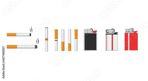 Cigarette smoking accessories for nicotine consumption and lifestyle choices