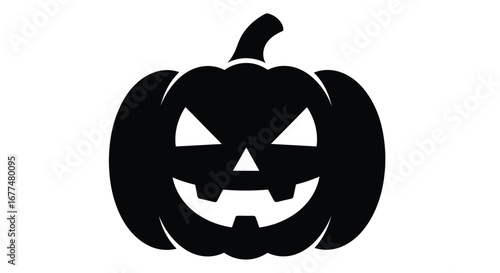 Spooky jack o lantern halloween decoration for festive seasonal celebrations