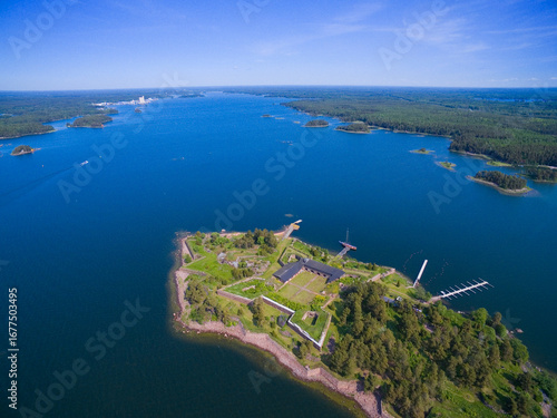 Aerial view of Svartholm fo...