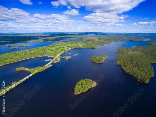 Aerial view of islands on V...