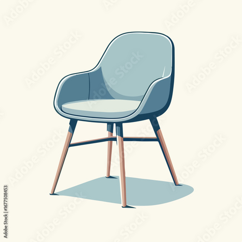 vector illustration of chair
