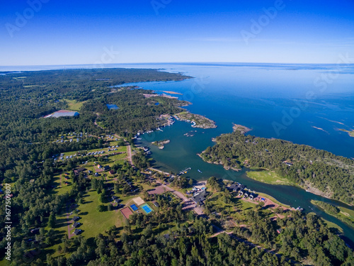 Wallpaper Mural Aerial view of Aland Islands near Käringsundby, Finland Torontodigital.ca
