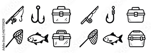 Fishing Gear Icons