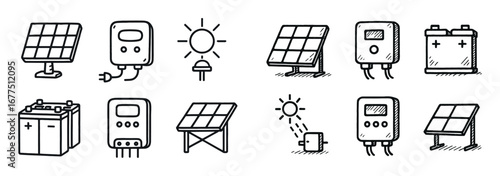 Solar Energy Icons