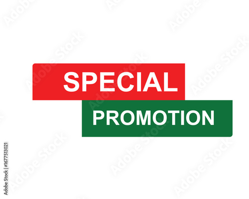 Special Promotion. Icon on background