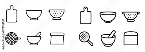 Minimalist Kitchen Icons