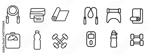 Minimal Fitness Icons