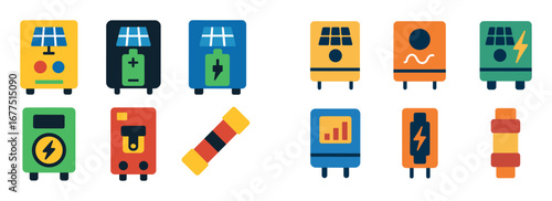 Energy Inverter Icons