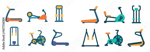 Fitness Equipment Icons