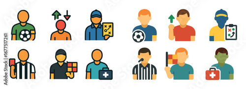 Football Roles Icons